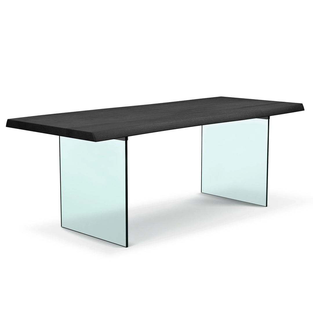 Brooks - Dining Table - Glass Base - AmericanHomeFurniture