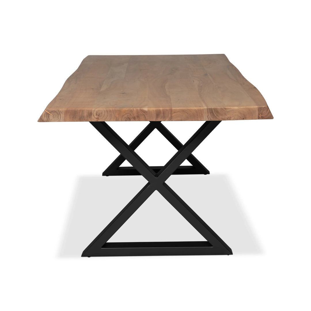 Brooks - Dining Table - X Base - AmericanHomeFurniture