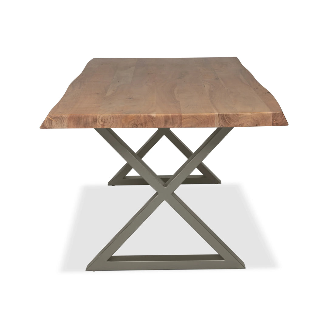 Brooks - Dining Table - X Base - AmericanHomeFurniture