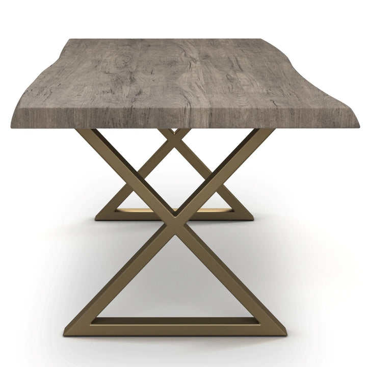 Brooks - Dining Table - X Base - AmericanHomeFurniture