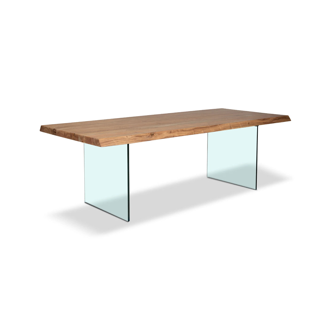 Brooks - Dining Table - Glass Base - AmericanHomeFurniture