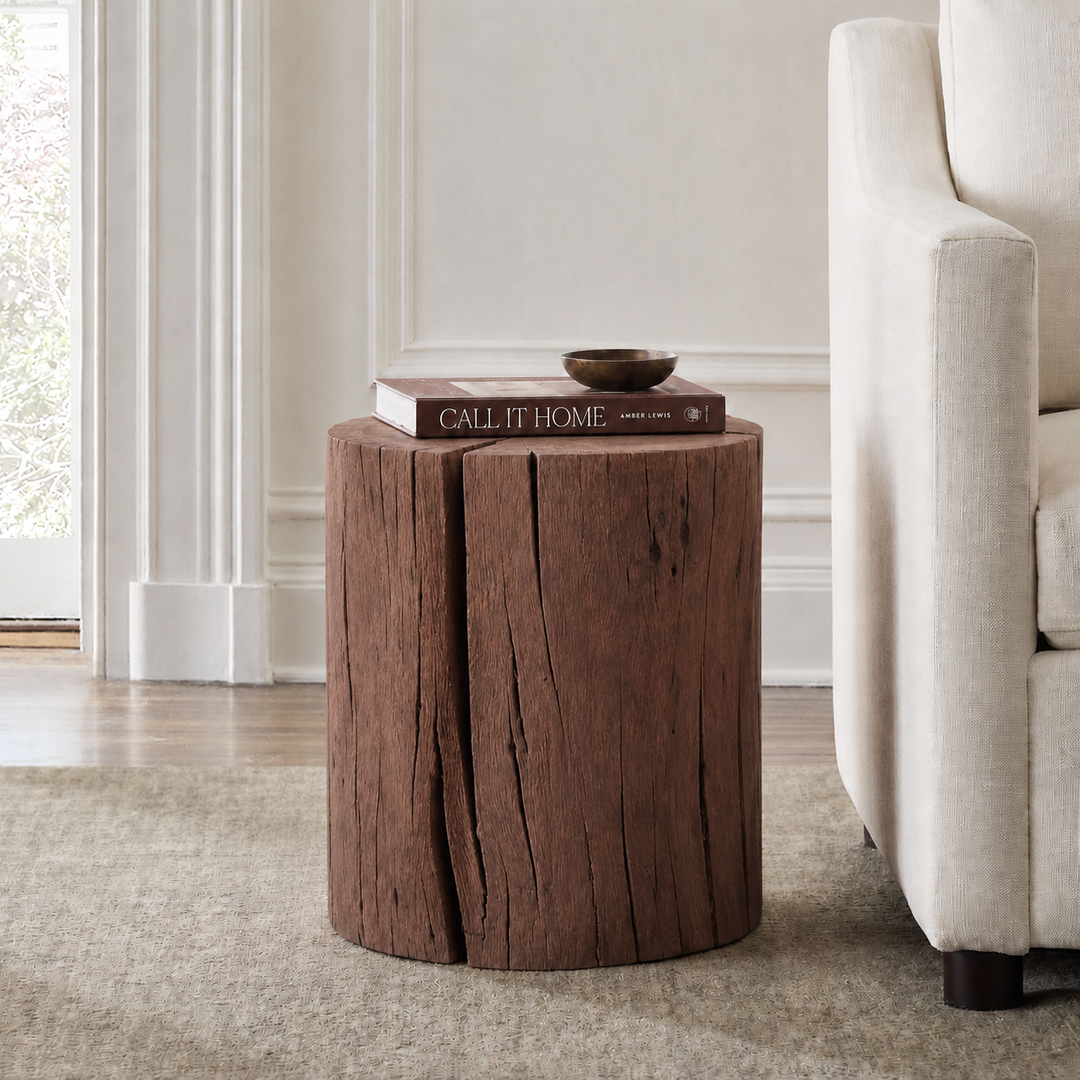 Brooks Solid Wood Stump - Americano lifestyle