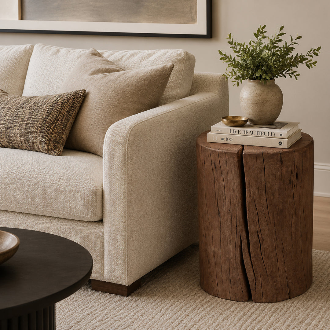 Brooks Solid Wood Stump - Americano lifestyle