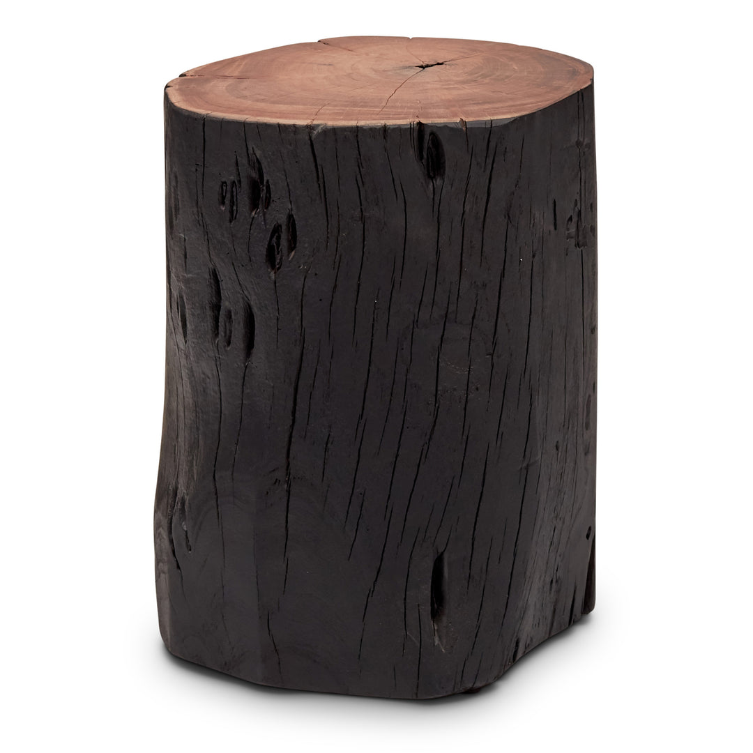 Brooks Solid Wood Stump - Ebonized