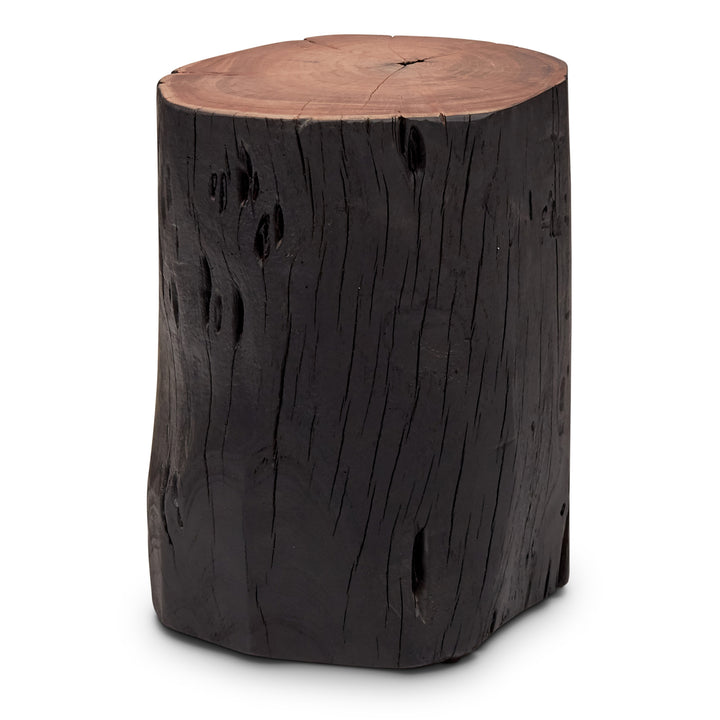 Brooks Solid Wood Stump - Ebonized