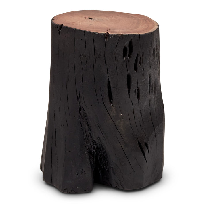 Brooks Solid Wood Stump - Ebonized