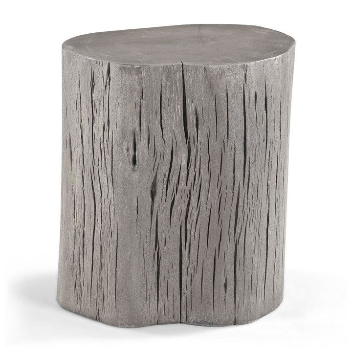 Brooks Solid Wood Stump - Sandblasted Grey
