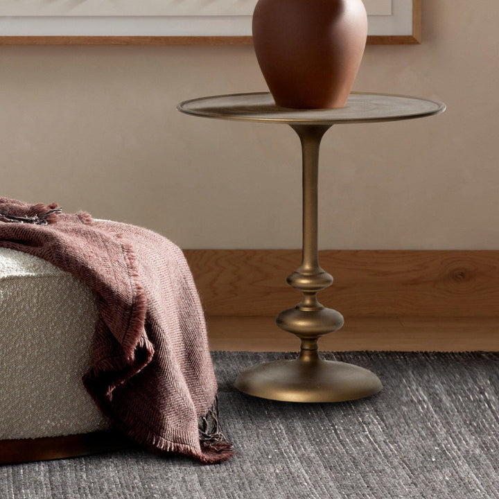 Marlow Matchstick Pedestal Table - AmericanHomeFurniture