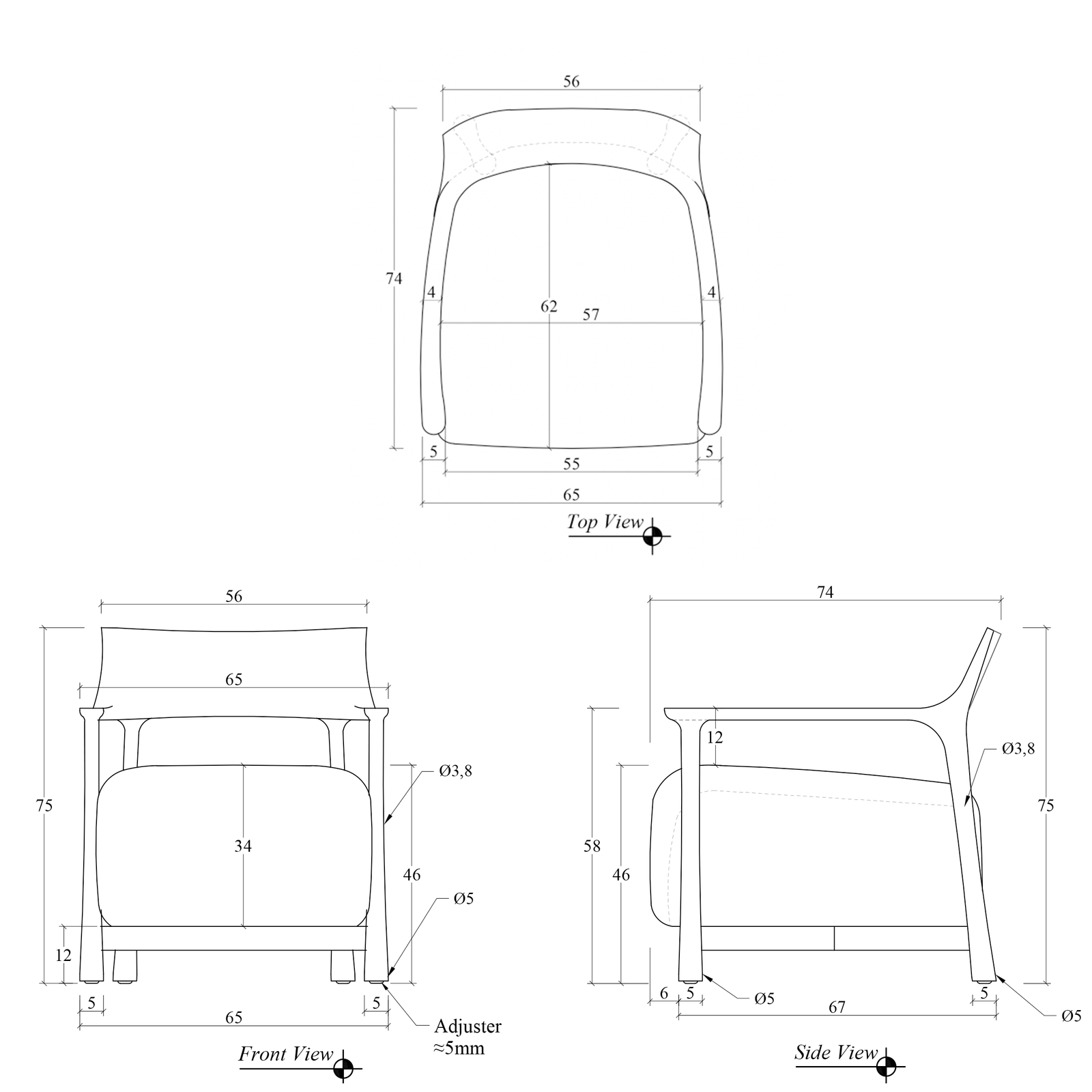 Betsy Accent Chair — line