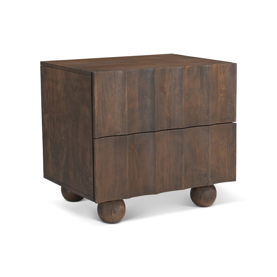 Lulu Nightstand - Sandblasted Walnut · 24"