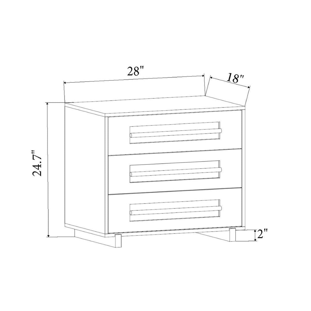 Veston Nightstand — line