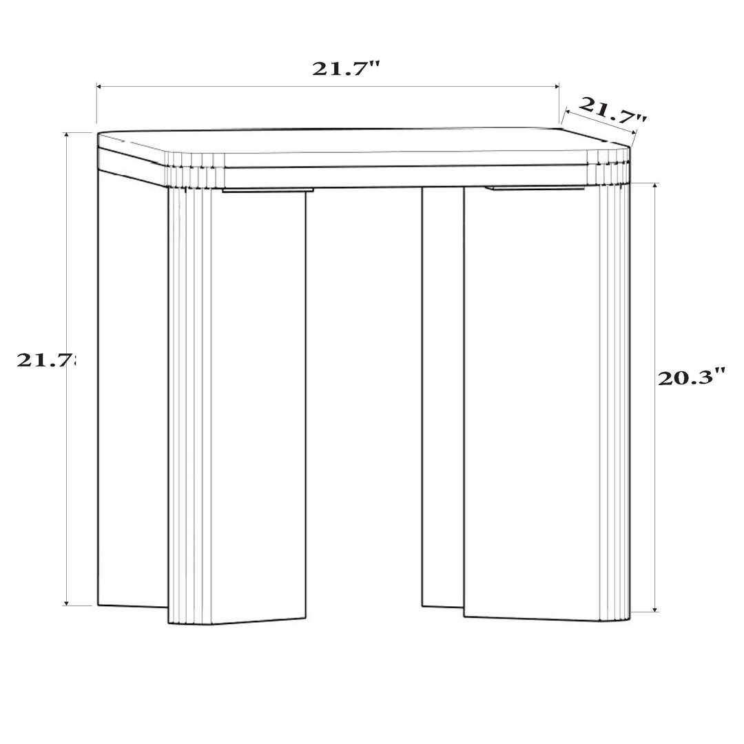 Zara End Table — line