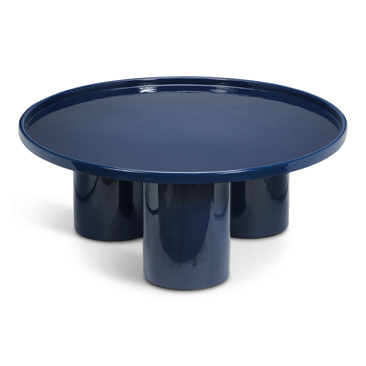 Sofia Enamel Coffee Table - Navy