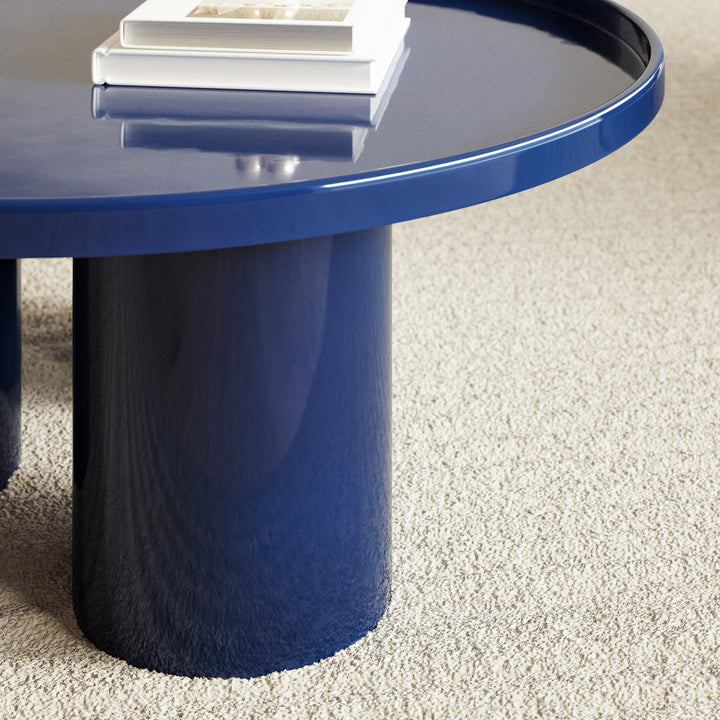 Sofia Enamel Coffee Table - Navy lifestyle