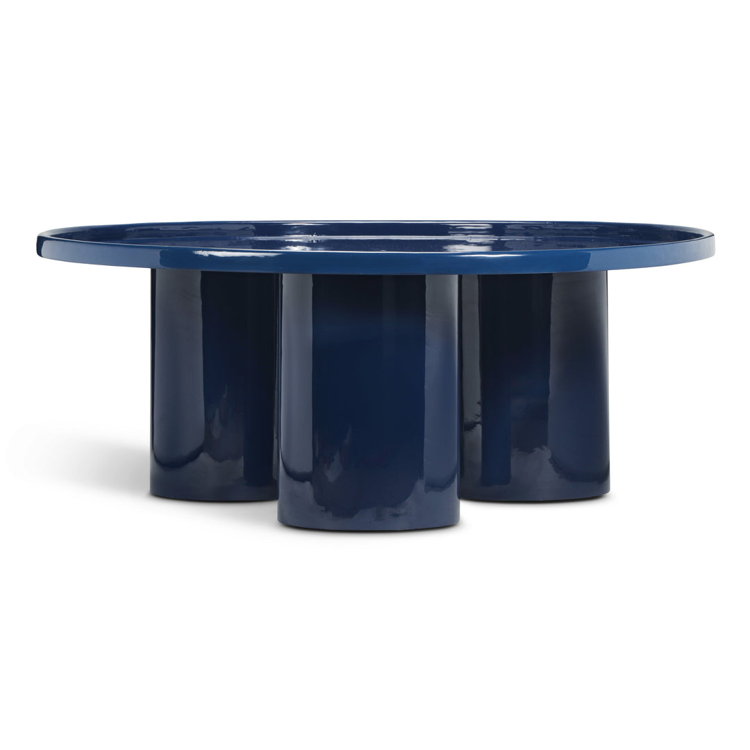 Sofia Enamel Coffee Table - Navy