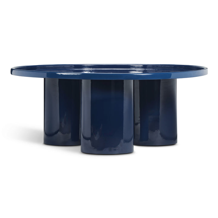 Sofia Enamel Coffee Table - Navy