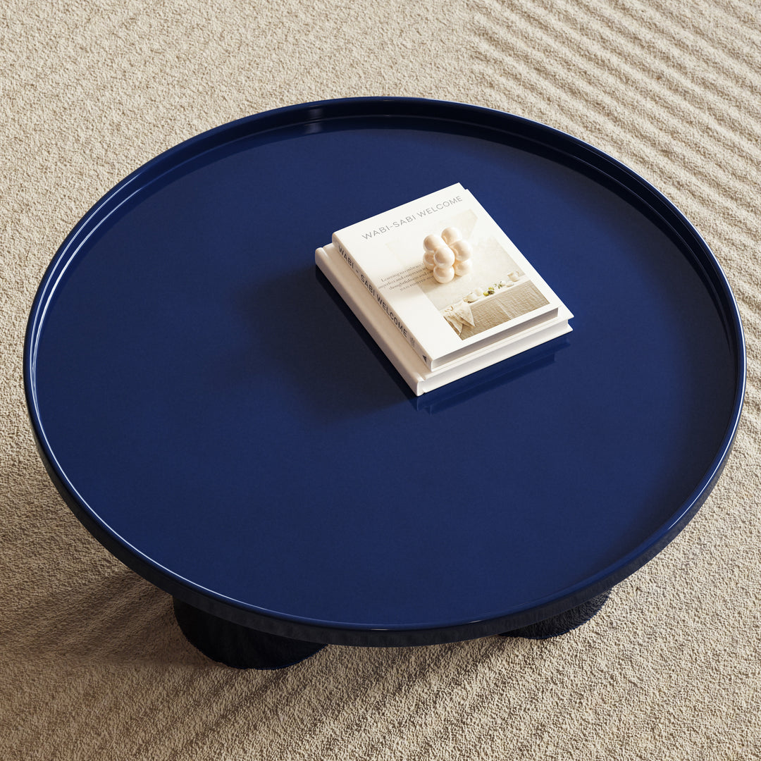 Sofia Enamel Coffee Table - Navy