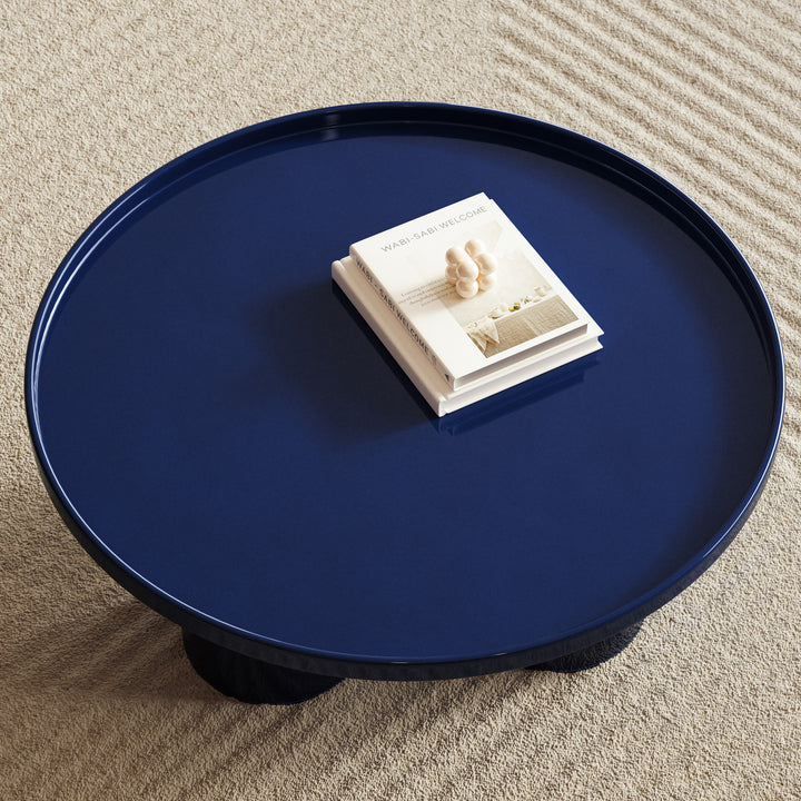 Sofia Enamel Coffee Table - Navy