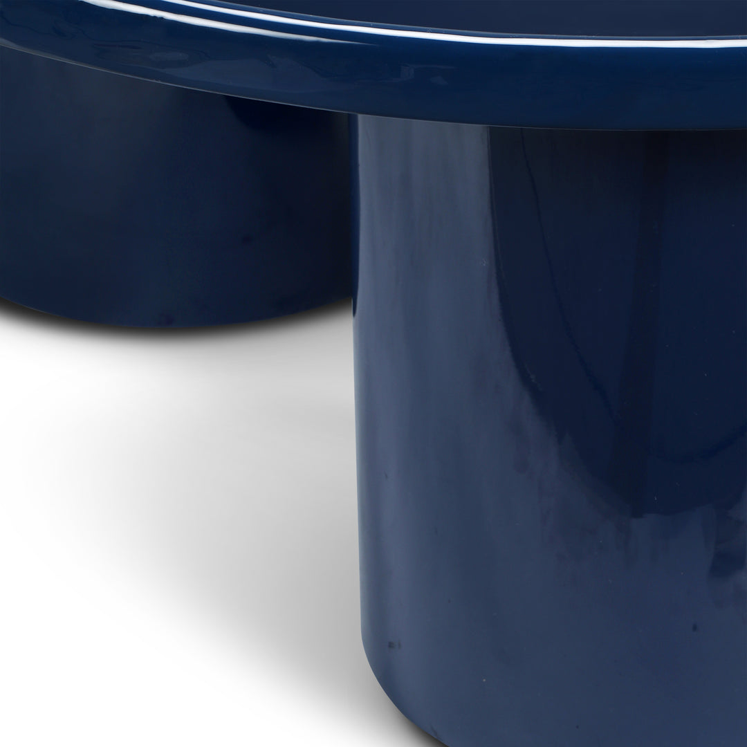 Sofia Enamel Coffee Table - Navy