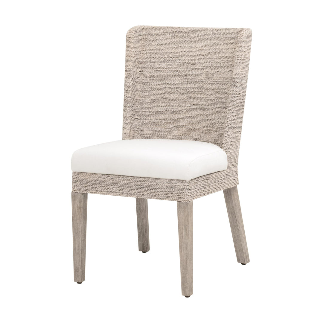 White Wash Abaca Rope, LiveSmart Peyton Pearl, Natural Gray Mahogany