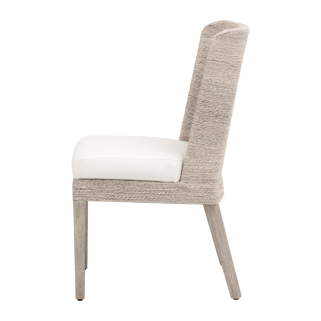 White Wash Abaca Rope, LiveSmart Peyton Pearl, Natural Gray Mahogany