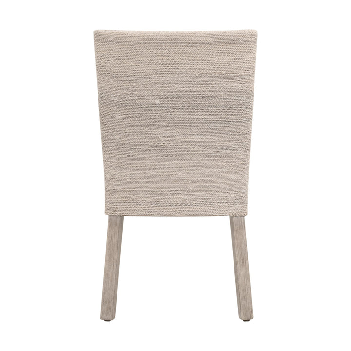 White Wash Abaca Rope, LiveSmart Peyton Pearl, Natural Gray Mahogany