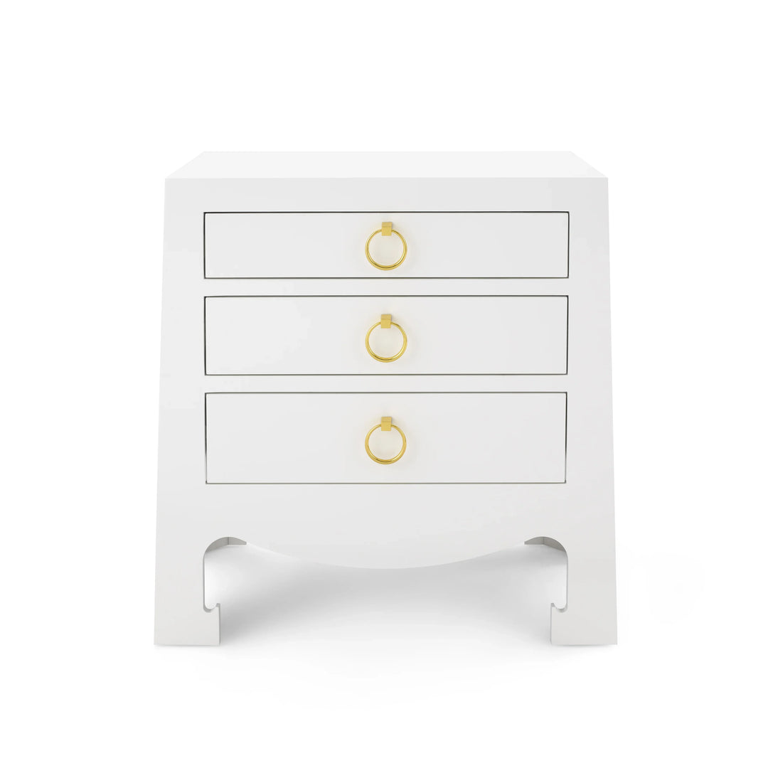 Jacqui 3-Drawer Side Table