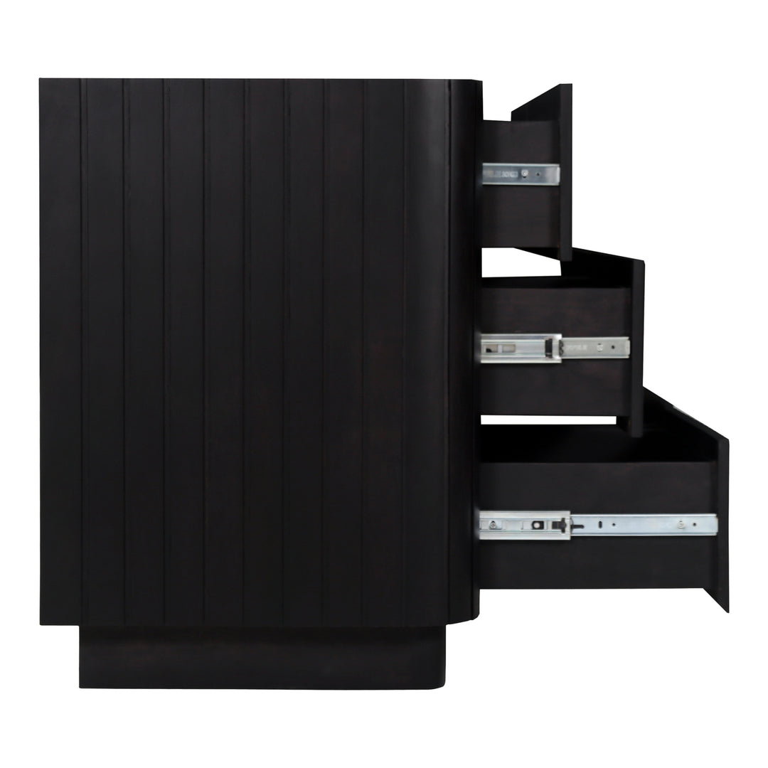 Moe's Home Collection - Povera 6 Drawer Dresser Black - JD-1062-02 | American Home Furniture