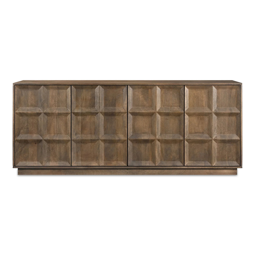 Bowen Sideboard Deep Brown - AmericanHomeFurniture