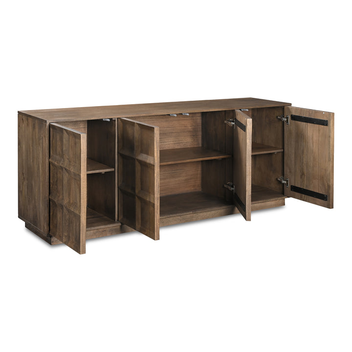 Bowen Sideboard Deep Brown | American Home Furniture