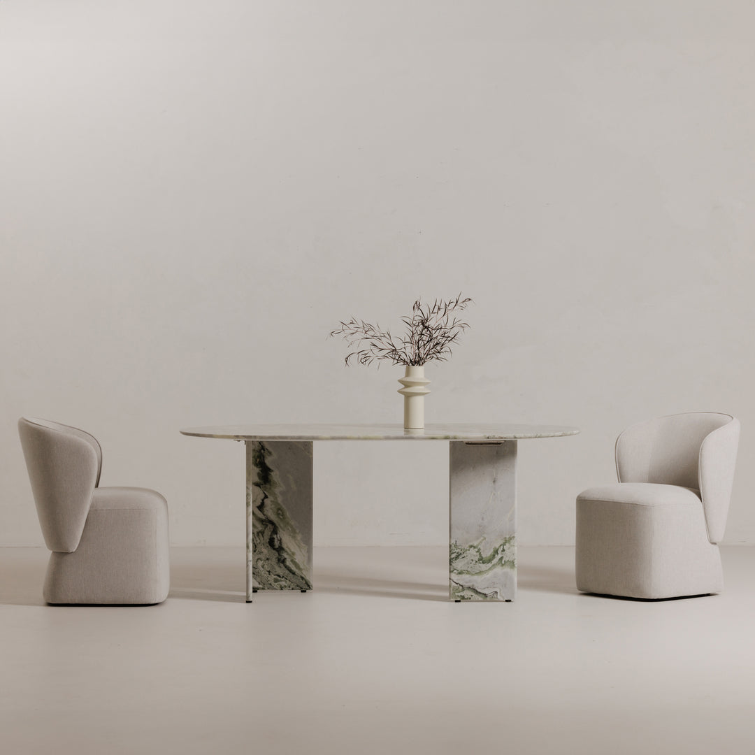 American Home Furniture Moe's Home Collection Celia Oval Dining Table