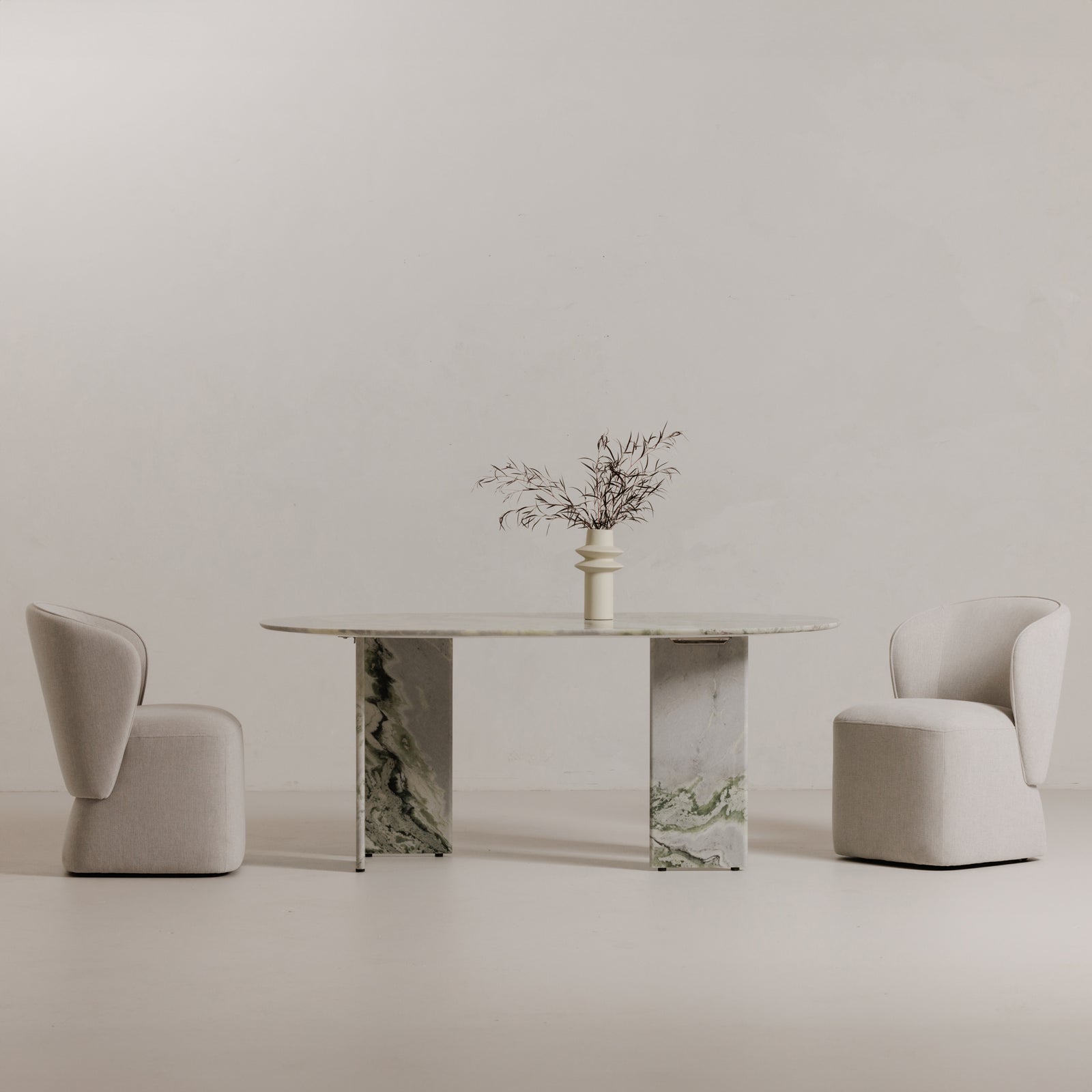 American Home Furniture Moe's Home Collection Celia Oval Dining Table