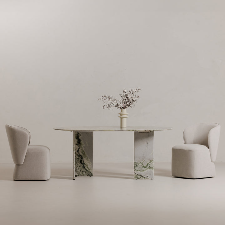 American Home Furniture Moe's Home Collection Celia Oval Dining Table