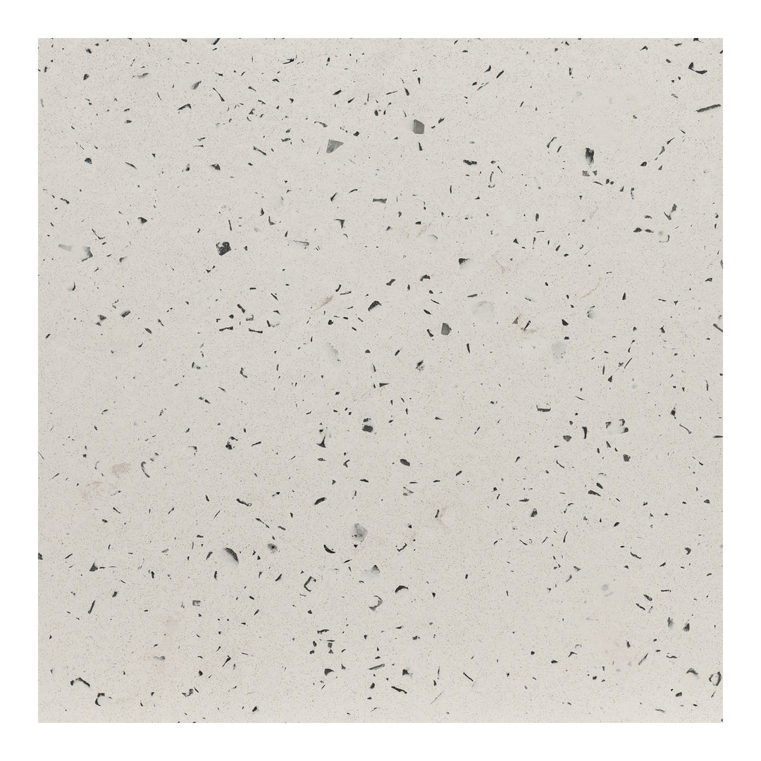 Lyon Outdoor Bench White Terrazzo