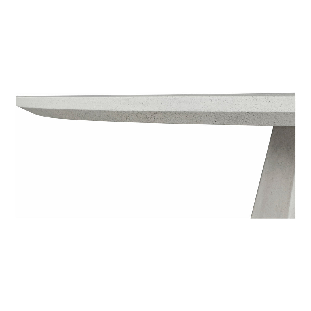 Moe's Home Collection - Templo Outdoor Dining Table Antique White - JK-1010-18-0 | American Home Furniture