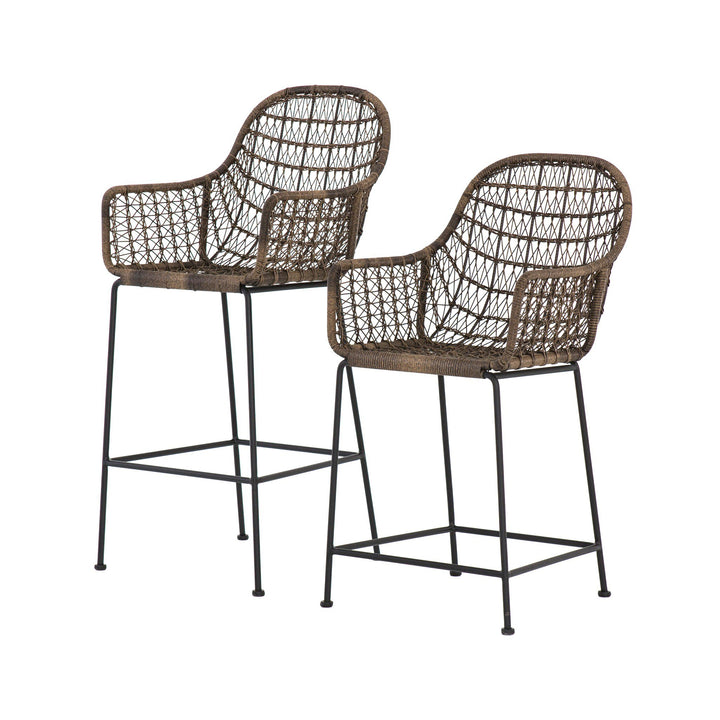 Four Hands - Bandera Outdoor Stool - JLAN-125A | American Home Furniture