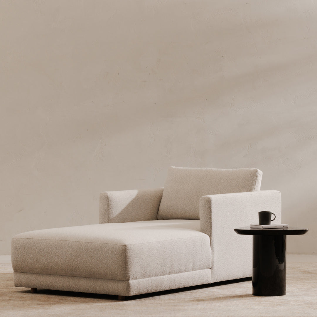 Moe's Home Collection - Bryn Chaise Oyster - JM-1026-05 | American Home Furniture