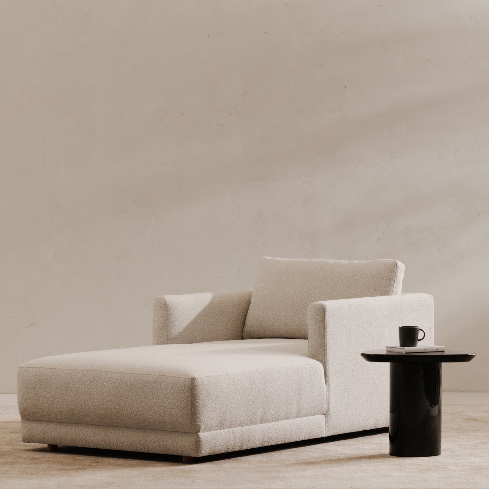 Moe's Home Collection - Bryn Chaise Oyster - JM-1026-05 | American Home Furniture