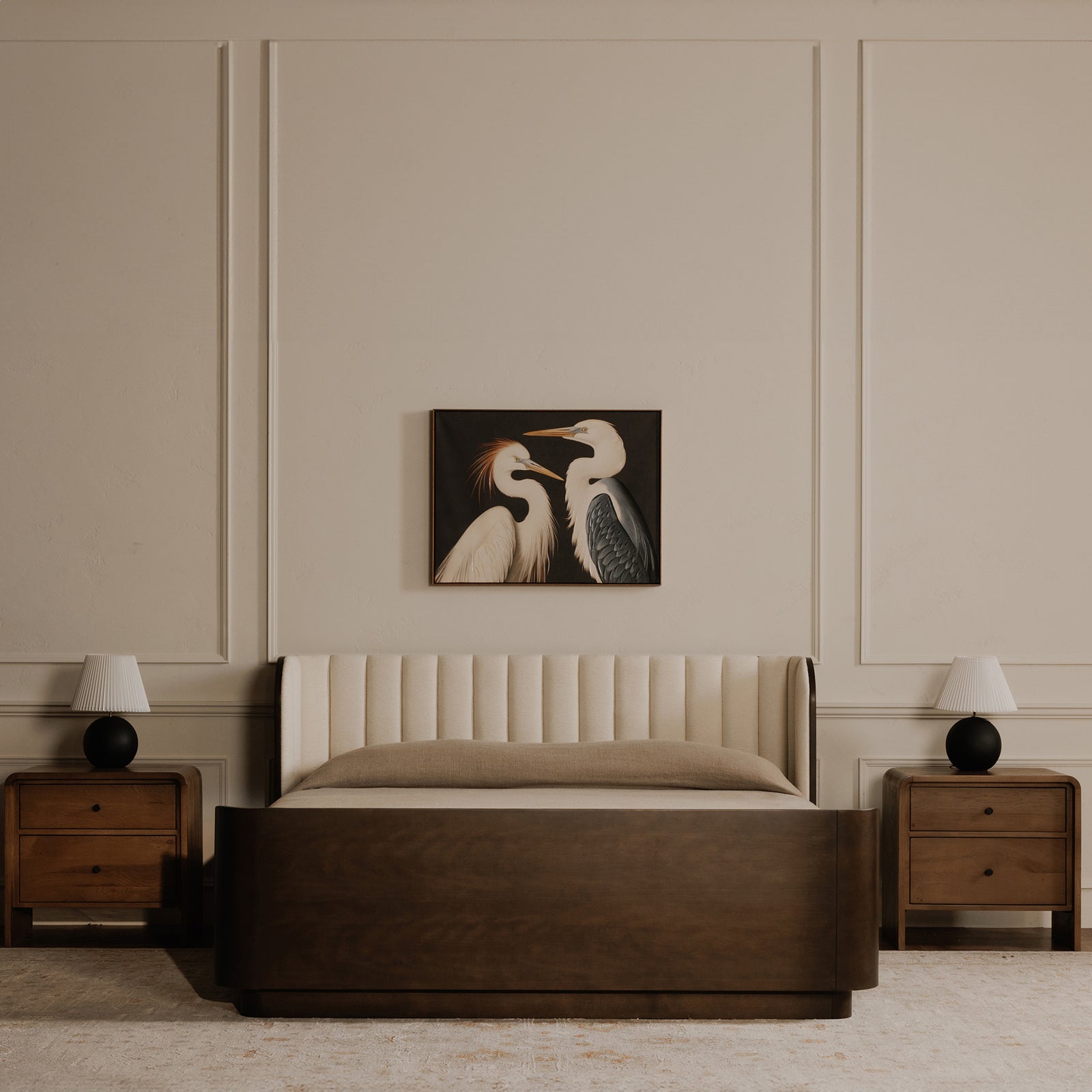 Moe's Home Collection - Two Cranes Framed Painting - JQ-1043-37 | American Home Furniture