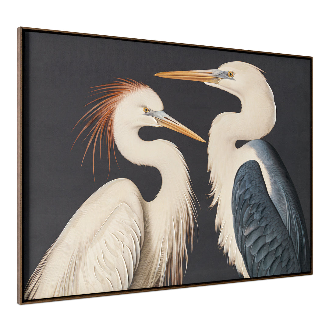 Moe's Home Collection - Two Cranes Framed Painting - JQ-1043-37 | American Home Furniture
