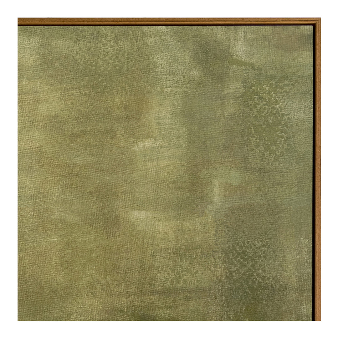 Moe's Home Collection - Enamor Framed Painting Olive - JQ-1054-16 | American Home Furniture