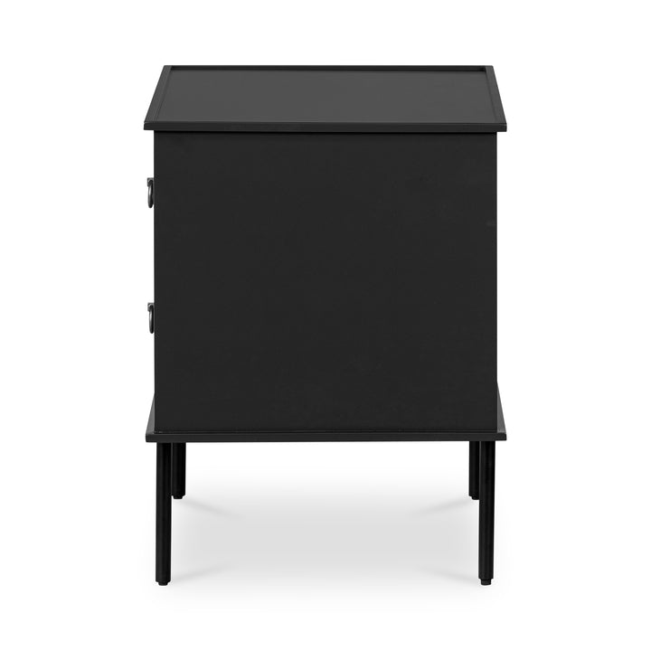 Moe's Home Collection - Reagan Nightstand Black - JU-1006-02 | American Home Furniture