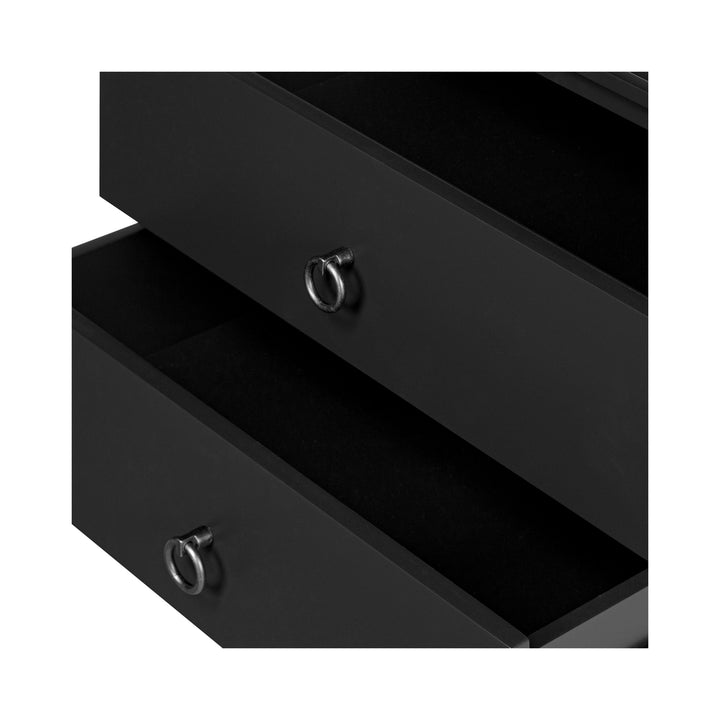 Moe's Home Collection - Reagan Nightstand Black - JU-1006-02 | American Home Furniture