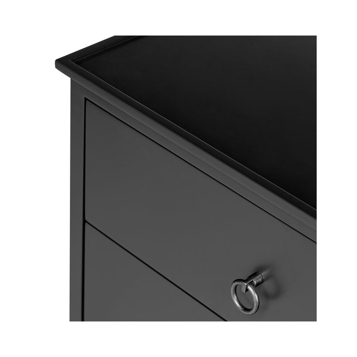 Moe's Home Collection - Reagan Nightstand Black - JU-1006-02 | American Home Furniture