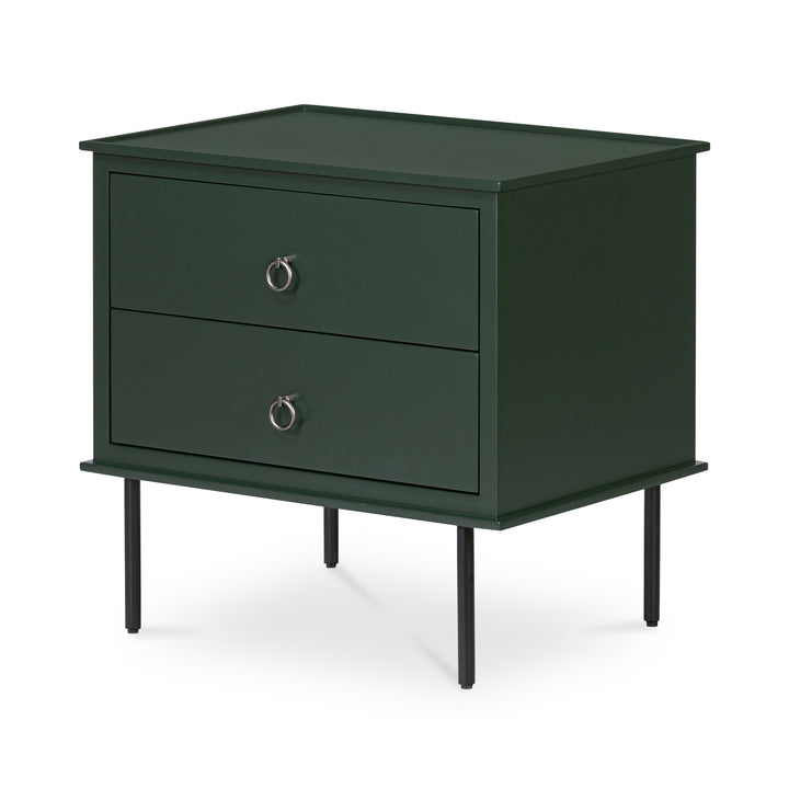 Moe's Home Collection - Reagan Nightstand Deep Green - JU-1006-27 | American Home Furniture