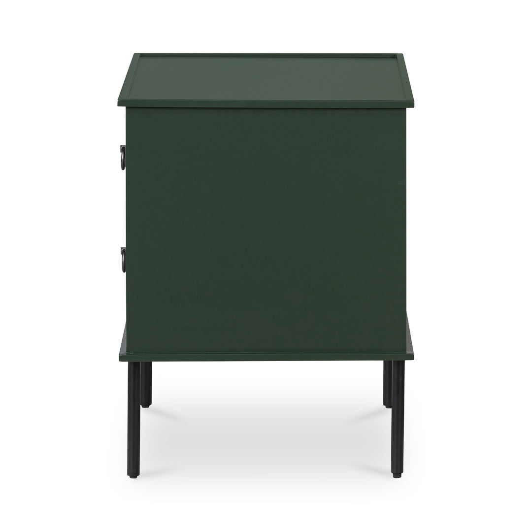 Moe's Home Collection - Reagan Nightstand Deep Green - JU-1006-27 | American Home Furniture