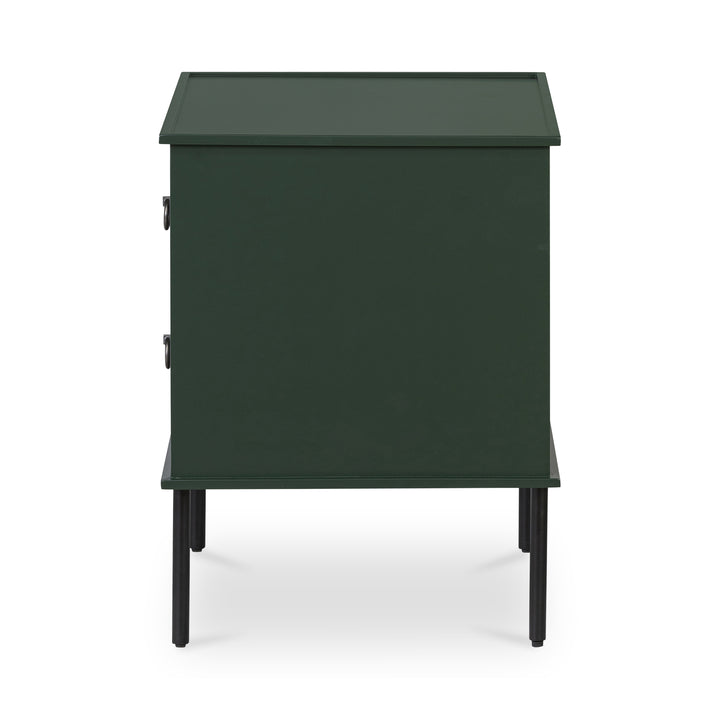 Moe's Home Collection - Reagan Nightstand Deep Green - JU-1006-27 | American Home Furniture