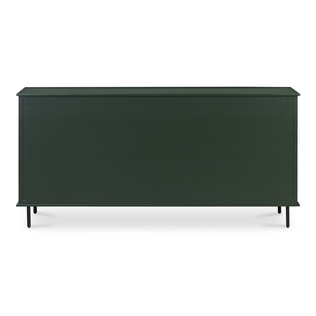 Moe's Home Collection - Reagan 6 Drawer Dresser Deep Green - JU-1008-27 | American Home Furniture
