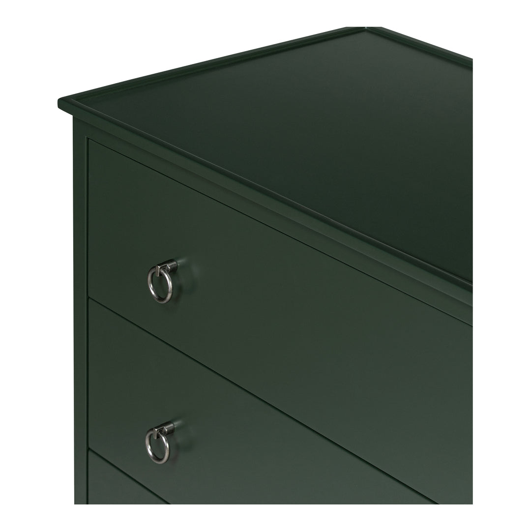 Moe's Home Collection - Reagan 6 Drawer Dresser Deep Green - JU-1008-27 | American Home Furniture