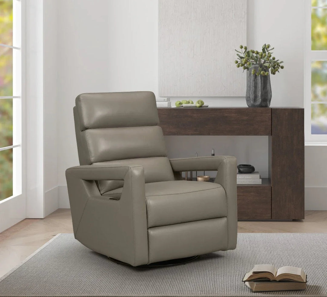 Jordan Power Swivel Glider Recliner w/Power Head Rest